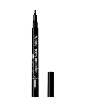 Debby 100 Precision Mat Eyeliner Pen Lollipop Tip Black
