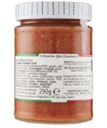  Italian Gourmet E.R. 3 x Cascina San Cassiano Ricotta Pecorino Sauce 290g + Italian Peeled Gourmet Tomatoes 400g - Buy Online on GoSupps.com