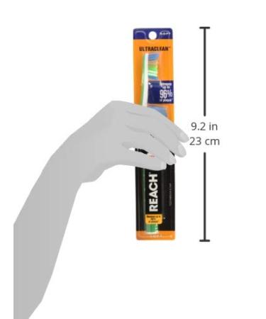 Reach Ultraclean Soft Toothbrush - Free Cover & Assorted Colors | International Shipping Available - Buy Online on GoSupps.com