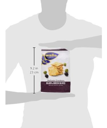 Wasa Delicate Crackers with Black & Green Olives - Crispy 5 Pack (750g) - International Shipping Available - Buy Online on GoSupps.com