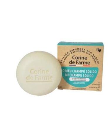 LOGAN Corine de Farmme Solid Green Clay Shampoo for Oily Hair 75 g.