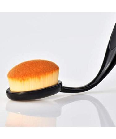 DNHCLL 2 PCS Oval Loose Powder Toothbrush Makeup Brushes | For Blending Liquid, Cream & Powder Cosmetics - Buy Online on GoSupps.com