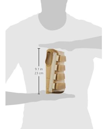 Rolyan 42533 Long Length Enlarged Thumb Hole D-Ring Wrist Brace - Right Hand Small | International Shipping Available - Buy Online on GoSupps.com