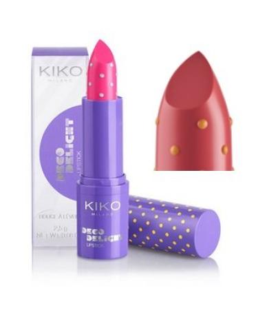 Kiko Milano Deco Delight Lipstick No. 03 Tropical Juice Contents: 2.5g Brillian lipstick with a wet effect for bright lips.Lipstick Lipstick