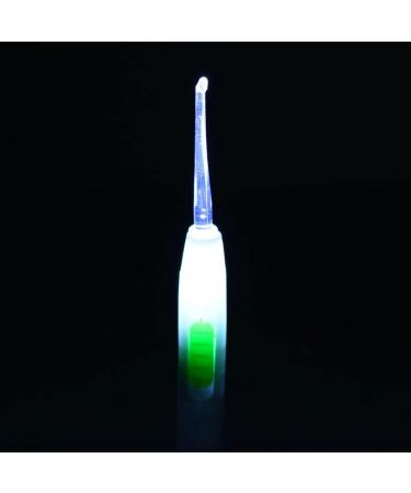 Plastic Handle Earwax Remover with LED Flashlight Earpick Set - White - Buy Online on GoSupps.com