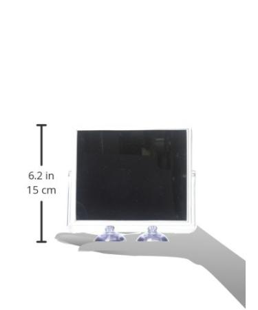 Zadro 2X Mag Z Fogless Swivel Shower Mirror - Dual Suction Cups - 6-Inch Clear Acrylic - 7 x 5.75 - ZM05 - Buy Online on GoSupps.com