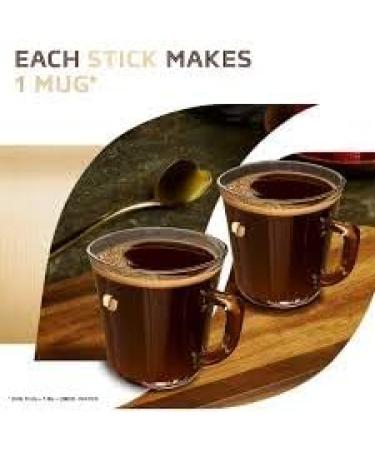 Nescafe Gold Blend Decaf Coffee Sachets Individually Wrapped 30 x 1.8g Bundle with Refillable Silver Window Lid Tin and Latte Spoon Set - For Home Desk or Travel - Buy Online on GoSupps.com