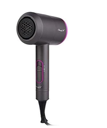 Professional Powerful Hair Dryer Foldable Negative Ion Blow Dryer Hot/Cold Wind Low Noise Home Travel Hair Dryer with Nozzles 45
