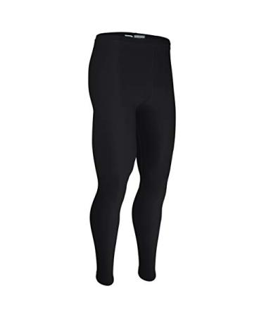 HT-112Y Youth Boy's and Girl's Compression Performance Ankle Length Tight (Youth LG, Black)