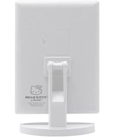 Impressions Vanity Hello Kitty Trifold LED Desk Mirror with Lights - Touch Sensor, Dimmer, Adjustable 2X and 3X Magnifying Mirrors (White) - Buy Online on GoSupps.com