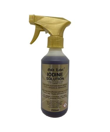 Iodine Spray (Gold Label) non-toxic povidone (250ml)