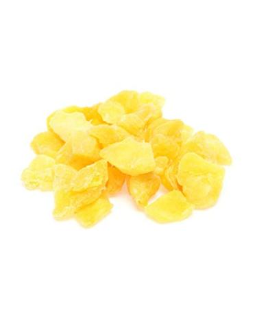 Dried Pineapple Chunks 15 oz Resealable Pouch - Sweetened Tropical Fruit Snack | Jaybee's Nuts and Dried Fruit - Buy Online on GoSupps.com