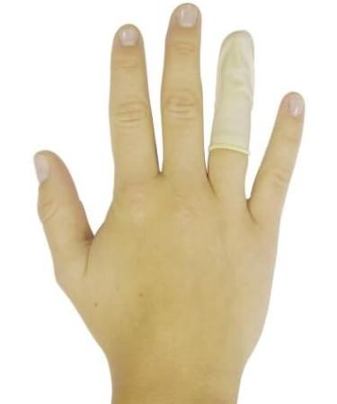Latex Finger Cot Set - 12 Assorted Sizes for Safety and Comfort - Buy Online on GoSupps.com