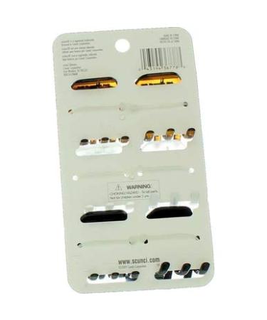Scunci Chunky Jaw Clips - 6 Assorted Colors for Effortless Beauty - Buy Online on GoSupps.com