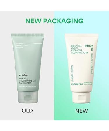 Buy s.Inn.is.free Green Tea Hydrating Amino Acid Foam Cleanser - 150g for All Skin Types | Daily Cleansing Solution - Buy Online on GoSupps.com