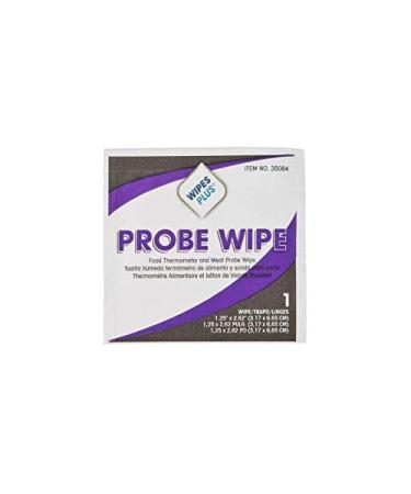 Thermometer Sanitizing Wipes - 100 Count Probe Wipe Sachets for Safe and Hygienic Use - Ideal for Medical and Food Applications - Buy Online on GoSupps.com