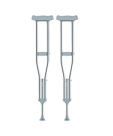 Crutches for Adults Underarm Underarm Crutches for Adults Double Adjustable Medical Crutches Walking Stick Sturdy Stainless Steel Great for Travel or Work Independence A 134154CM