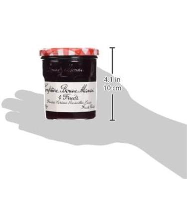 Bonne-Maman Jam 4 Fruits Cherry Strawberries Raspberries 370 g Jar - Pack of 3 - Buy Online on GoSupps.com