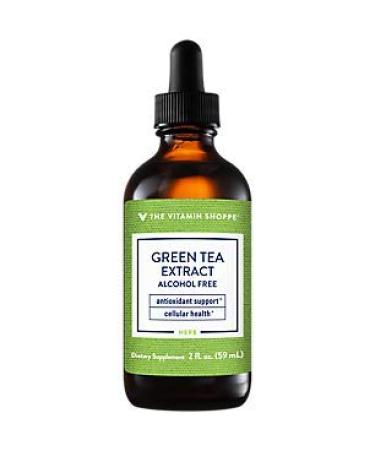 The Vitamin Shoppe Organic Green Tea Extract 1 000MG Alcohol Free Antioxidant Supplement That Supports Cellular & Cardiovascular Health Mix's Well with Water (2 Fluid Ounces Liquid) - Buy Online on GoSupps.com