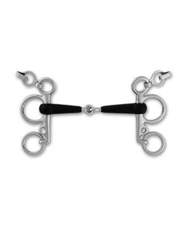 St bben bit 2242 Pelham rubberized single jointed 14.5 cm - 16 mm - rubber