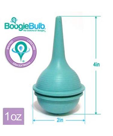 BoogieBulb Baby Nasal Aspirator and Booger Sucker for Smaller Newborns and  Preemies - Cleanable and Reusable Nasal Bulb Syringe - Hospital Medical  Grade Nose Suction - 1 Ounce 1 Ounce (Preemie)