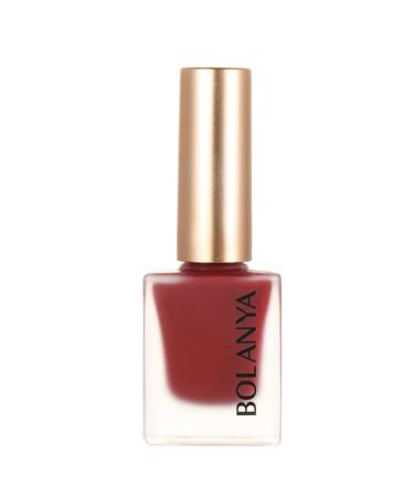 Matte Nail Polish Cherry Red Nail Varnish Quick Drying & Long Lasting Nail Gel Polish with Healthy Water Based Formula/Odorless No Lamp Needs Nail Gel for Women Tango Red