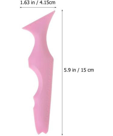 CALLARON Makeup Mascara Silicone Eyeliner Stencils Eyelash Applicator Tool Reusable Mascara Eyelash Shield Guard Tool Eye Spoon Lazy Quick Eye Makeup Eye Makeup Pink - Buy Online on GoSupps.com