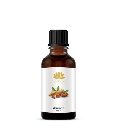 Lotus Organica Natural Almond Oil 125ml - Chemical-Free Pure Skincare Solution for Healthy Skin & Hair - Buy Online on GoSupps.com