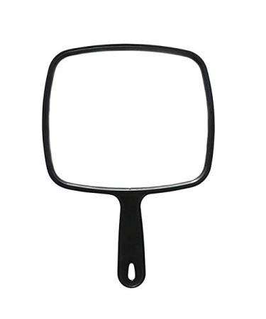 WALNUTA Handheld Mirror Professional Handheld Salon Barbers Hairdressers Mirror with Handle Cosmetic Hand Mirror