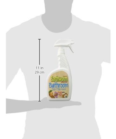 Earthworm Bathroom Tub & Tile Cleaner - Natural Enzymes - Family Safe & Environmentally Responsible - Fragrance Free - 22 oz - Buy Online on GoSupps.com