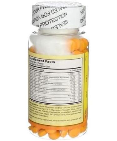 Nature's Blend Daily Vite Multivitamin 250 Tabs - 250 Count Pack for Daily Nutrition - Buy Online on GoSupps.com