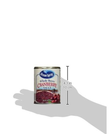 Ocean Spray Whole Berry Cranberry Sauce 14 Oz (Pack of 6) - Bulk Buy for Delicious Meals - Buy Online on GoSupps.com