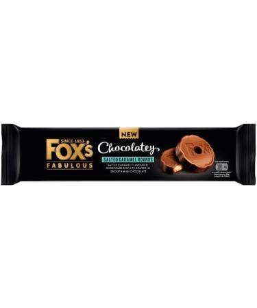 Chocolate Biscuit Bundle With Foxs Chocolatey Salted Caramel Rings 130g x2 and Milk Chocolate Chocolatey Biscuits 130g x2 (4 Pack) - Buy Online on GoSupps.com