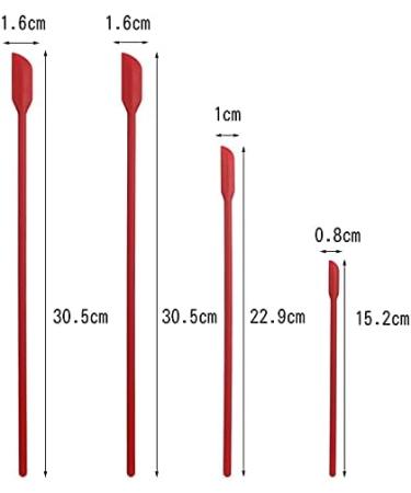 Buy 2-in-1 Silicone Mini-Pointed Scraper & Jam Spatula Set | Perfect for Lengthening Cosmetic Bottles | International Shipping Available - Buy Online on GoSupps.com