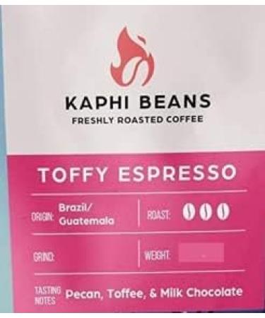 Kaphi Beans Roasted Coffee - Toffee Espresso - Dark Roast - 100% Arabica Beans - Freshly Roasted Whole Beans (Pack Of 1kg) - Buy Online on GoSupps.com