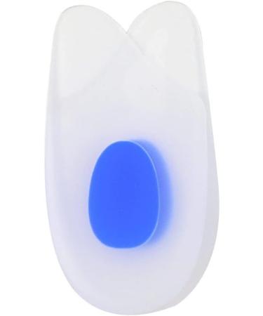 Cushion Pads Heel Inserts - Extra Soft Silicone Heel Protectors for Pain Relief & Shock Absorption | Men s Breathable Sports | Medium Transparent Blue Core - Buy Online on GoSupps.com