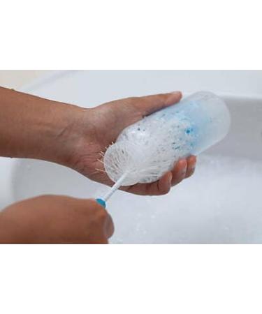 Bottle Cleaning Brush Set - Teat, Water Bottle, Thermos Flask Cleaner | Small Plastic Brush (26.6cm) - Perfect for Cleaning Bottles - Buy Online on GoSupps.com