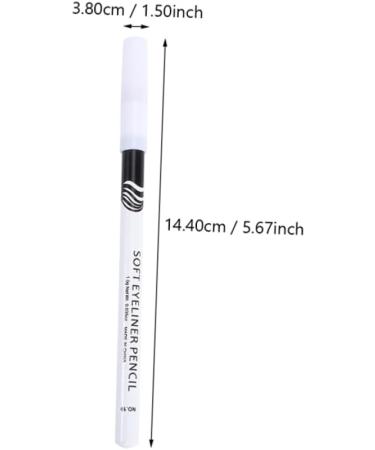 Outanaya 24pcs Eyeliner Pencil Liner Pencil Makeup Iluminador De Maquillaje Brow Pencil Wooden Pole White - Buy Online on GoSupps.com