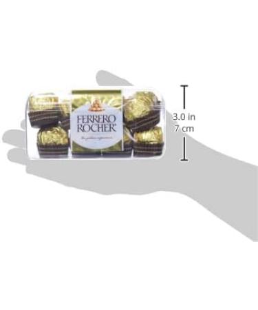 FERRERO ROCHER Fine Hazelnut Chocolate Gift Box 16 Individually Wrapped Chocolates 200g - Buy Online on GoSupps.com