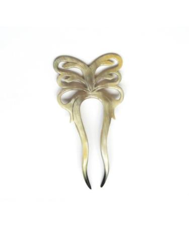 Marycrafts Multicoloured Butterfly Hairpin & Hair Sticks - Buffalo Horn Hair Accessories for Stunning Styles - Buy Online on GoSupps.com