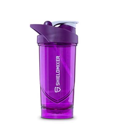 Shieldmixer Hero Pro Classic Shaker Logo Purple - BPA-free - Gym accessories - Protein shaker - Fitness drinking bottle - Purple - 700ml