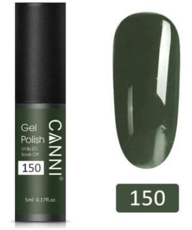 Gel Nail Polish UV CANNI 5ml Mini Set of 4 Muted Tones - Soak Off Base Top Colour Coat Manicure Acrylic Gifts Women Nails Set 6 - Buy Online on GoSupps.com
