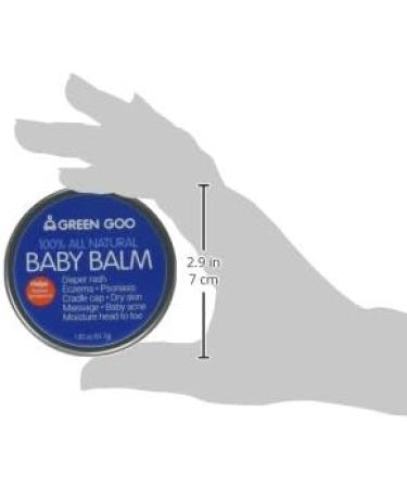 Green Goo Baby Balm Large Tin - 3 Piece Set 0.6 lb | Organic & Natural Baby Care | International Shipping Available - Buy Online on GoSupps.com