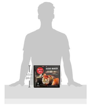 Seba Garden Sukoyaka Sushi Maker Kit - 9-Part Complete Sushi Set | Perfect Gift & Easy Guide in Multiple Languages - Buy Online on GoSupps.com