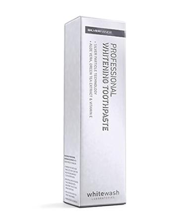WhiteWash Silver Particle Whitening Toothpaste 125ml - Buy Online on GoSupps.com