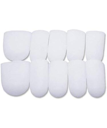 Pedimend Soft Silicone Gel Toe & Finger Caps (5PAIR) - Corn, Blisters, Ingrown Nails Relief - Foot & Hand Gel Protectors - Buy Online on GoSupps.com