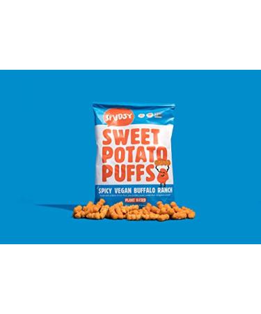 Sweet Potato Puffs by Spudsy | Vegan, Gluten-Free Superfood Snacks | BBQ & Buffalo Ranch 2-Pack - Buy Online on GoSupps.com