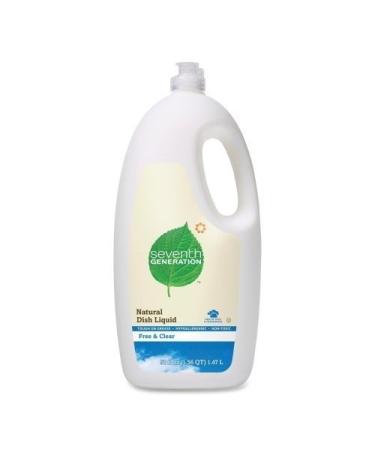 SEVENTH GENERATION DISHWASH LIQ FREE & CLEAR 50 OZ PK- 3