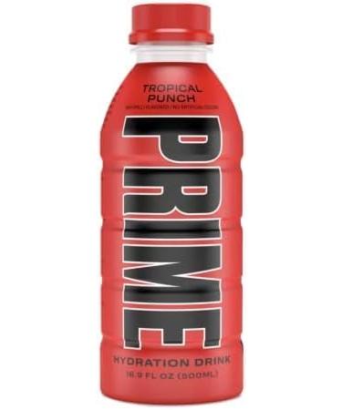 PRIME Energy Drink Tropical Punch - 12 x 500ml - Buy Online on GoSupps.com