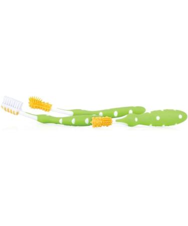 Nuby ID754 3 Piece Toothbrush Set - Soft Bristles Fun Colors for Kids | International Shipping Available - Buy Online on GoSupps.com